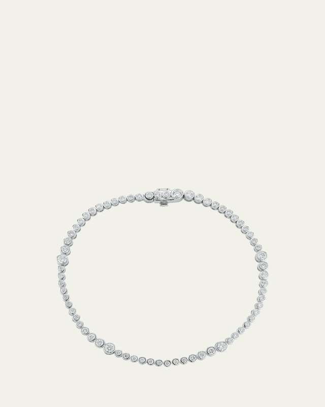 Rainsun Tennis Bracelet, 6.5"L